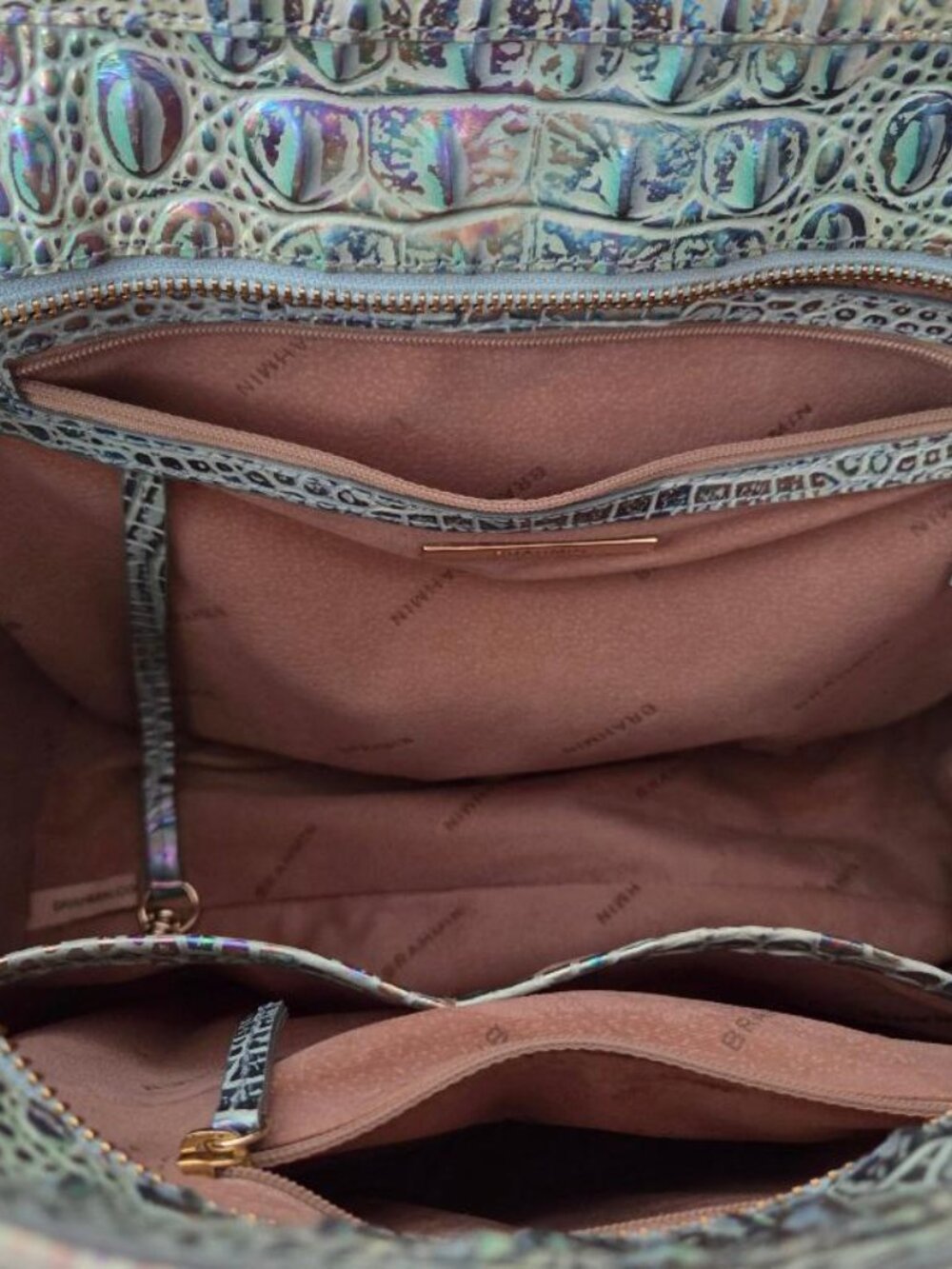 Brahmin Satchel with Wallet - Picture 4 of 7